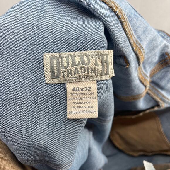 Duluth Trading Jeans Mens 40x30 Ballroom Double Flex Standard Fit Straight Denim - Picture 15 of 15